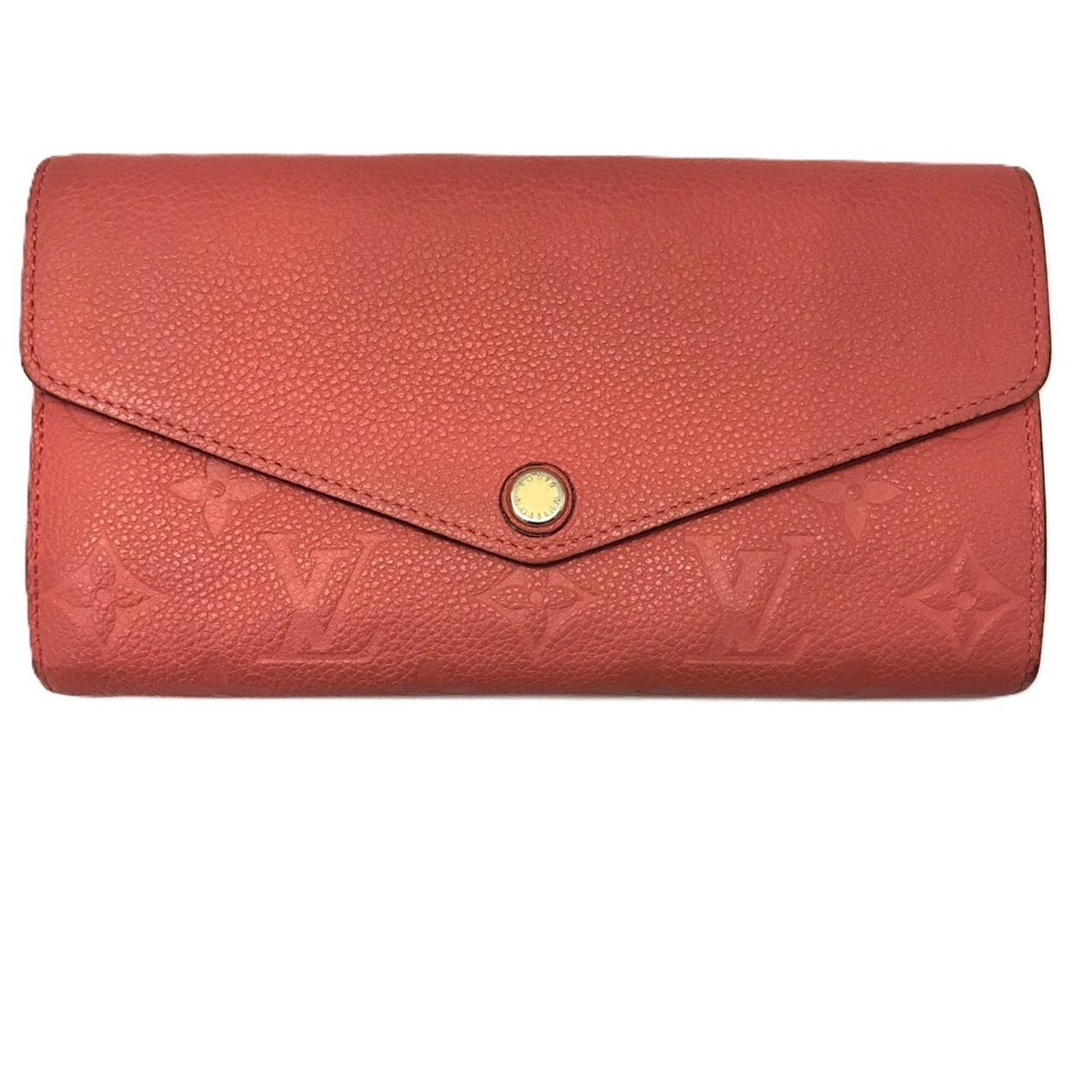 Louis Vuitton Monogram Empreinte Bi-Fold Wallet: Louis Vuitton Monogram Empreinte Bi-Fold Wallet A luxurious Louis Vuitton Monogram Empreinte bi-fold wallet in excellent condition, showcasing the iconic interlocking LV monogram pattern on its exteri