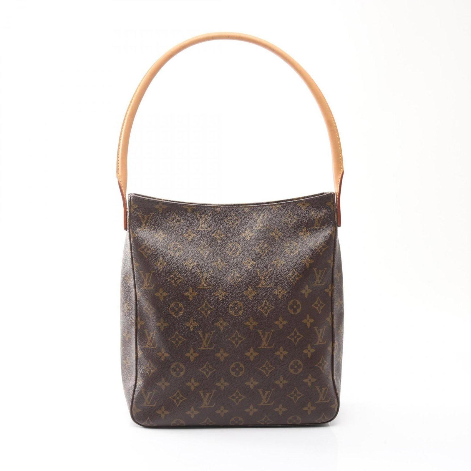 Louis Vuitton Monogram Shoulder Bag in Coated Canvas and PVC: Louis Vuitton Monogram Shoulder Bag in Coated Canvas and PVC Elevate your style with the iconic Louis Vuitton Monogram Shoulder Bag, crafted from durable coated canvas and PVC for long-lasting wear. T