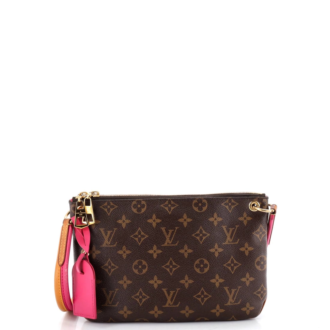 Louis Vuitton Lorette Monogram Canvas Handbag: Louis Vuitton Lorette Monogram Canvas Handbag A rare opportunity to own a timeless piece of luxury, the Louis Vuitton Lorette Monogram Canvas Handbag is a true vintage gem. With its iconic monogram pa