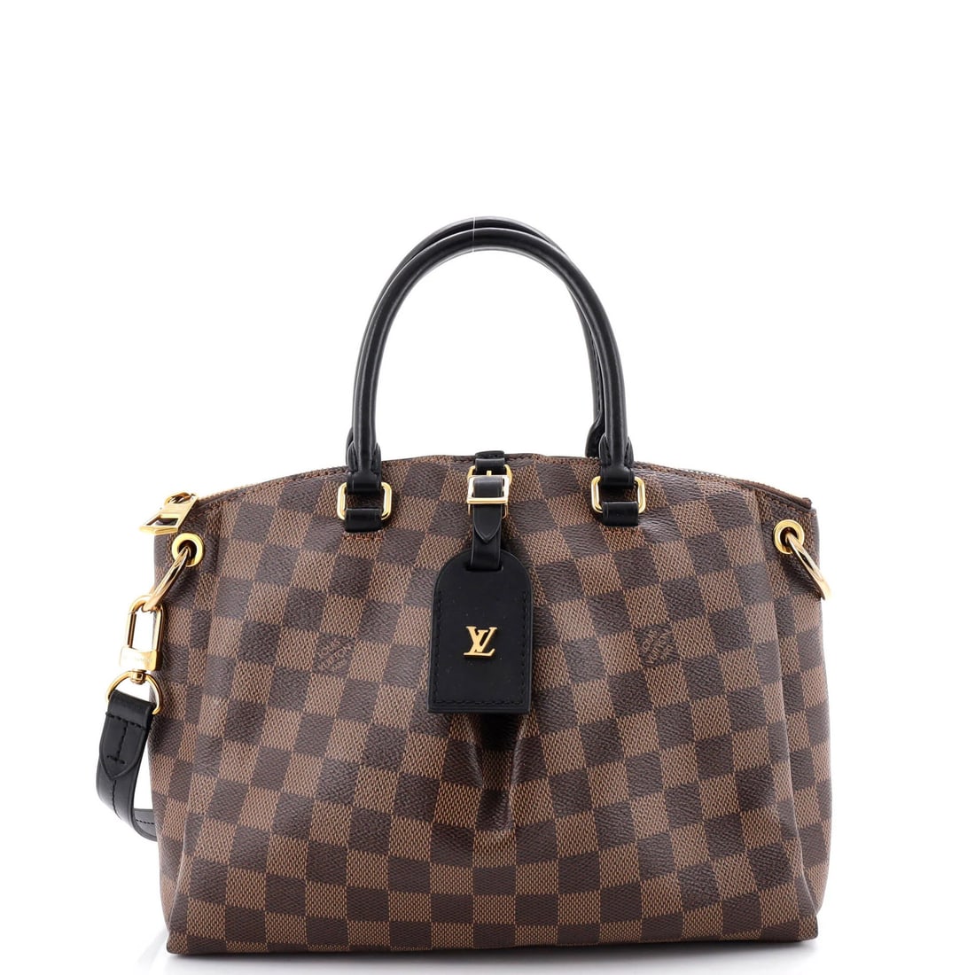 Louis Vuitton Odeon Tote in Damier PM: Louis Vuitton Odeon Tote in Damier PM The iconic Louis Vuitton Odeon Tote in Damier PM is a timeless classic that exudes effortless chic. With its sturdy canvas coated exterior and spacious interior,