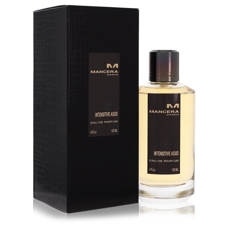 Mancera Intensitive Aoud Black Perfume By Eau De Parfum Spray (Unisex): Mancera Intensitive Aoud Black Perfume By Eau De Parfum Spray (Unisex) Experience the rich, woody scent of Mancera Intensive Aoud Black Perfume, an unisex eau de parfum spray that combines earthy note