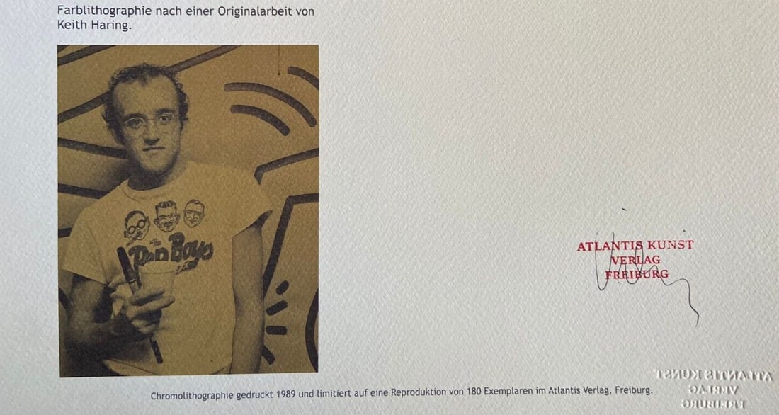 180 Keith Haring Lithograph Numbered - 8
