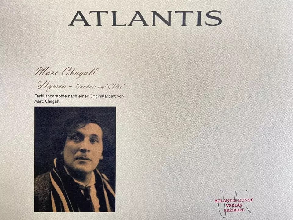 op - Marc-Chagall Lithograph -made - 11