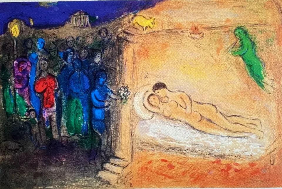 op - Marc-Chagall Lithograph -made - 3