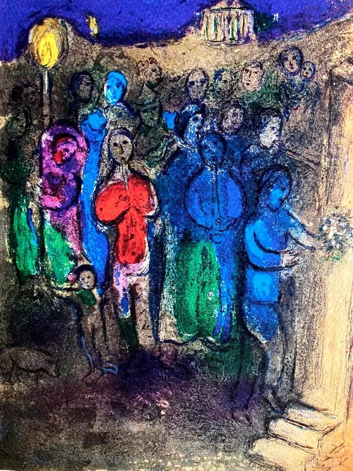 op - Marc-Chagall Lithograph -made - 4