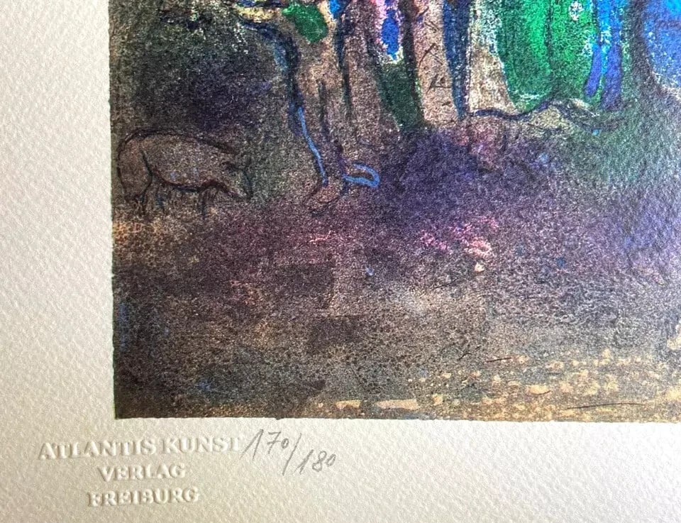 op - Marc-Chagall Lithograph -made - 8