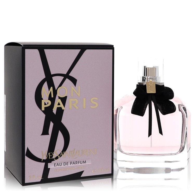 Yves Saint Laurent Eau de Parfum Spray - Mon Paris Perfume: Yves Saint Laurent Eau de Parfum Spray - Mon Paris Perfume Experience the timeless elegance of Yves Saint Laurent's iconic Mon Paris perfume, a classic eau de parfum spray that exudes sophistication a
