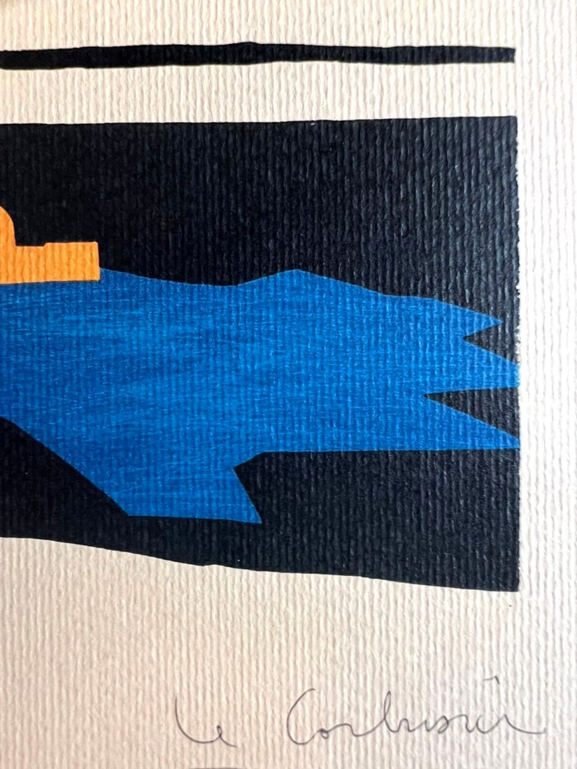 Numbered Le Corbusier Lithograph/ - 7