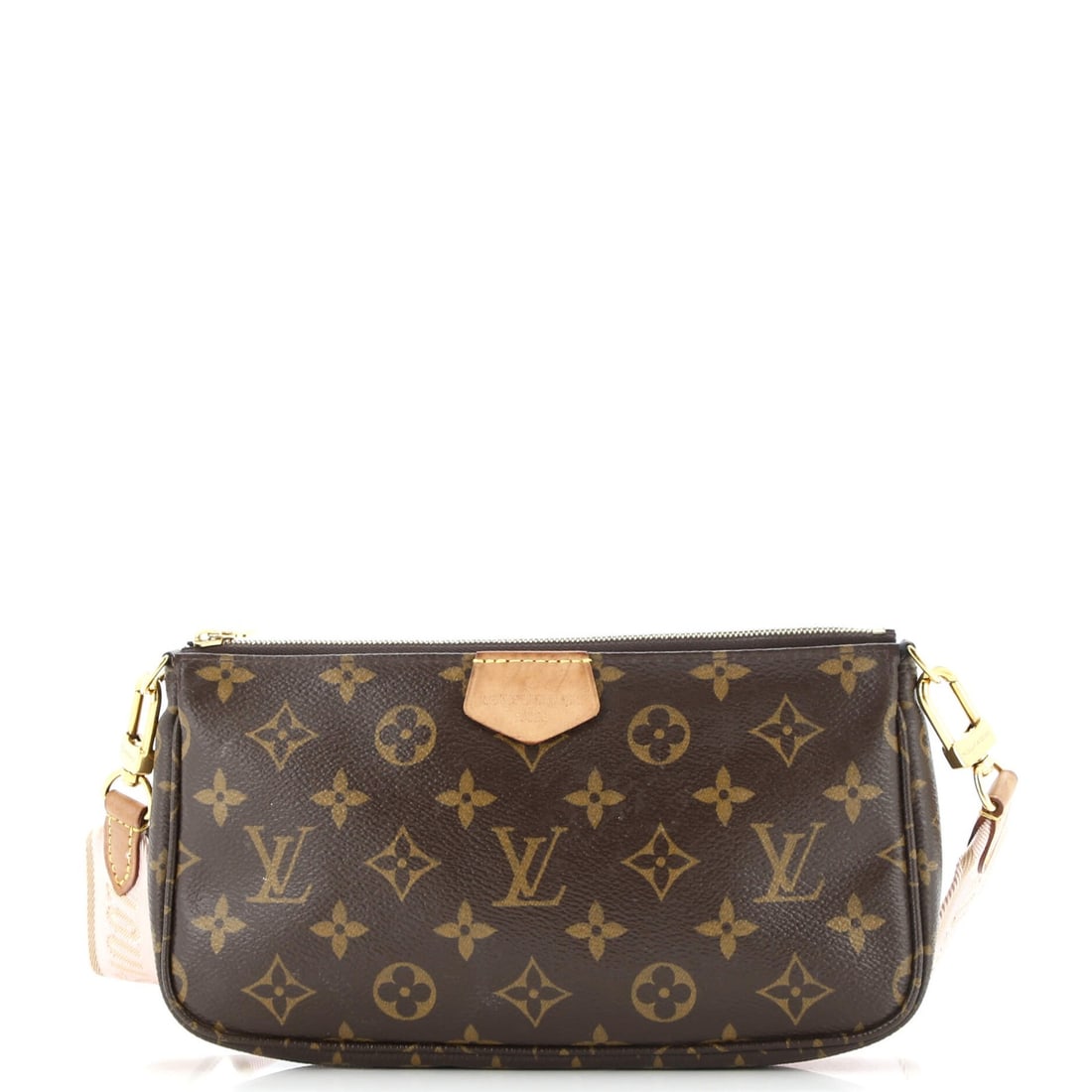 Canvas Louis Vuitton Multi Pochette Accessoires Monogram: Canvas Louis Vuitton Multi Pochette Accessoires Monogram A timeless and stylish accessory, the Louis Vuitton Multi Pochette Accessoires Monogram is a coveted cross-body bag that exudes classic French