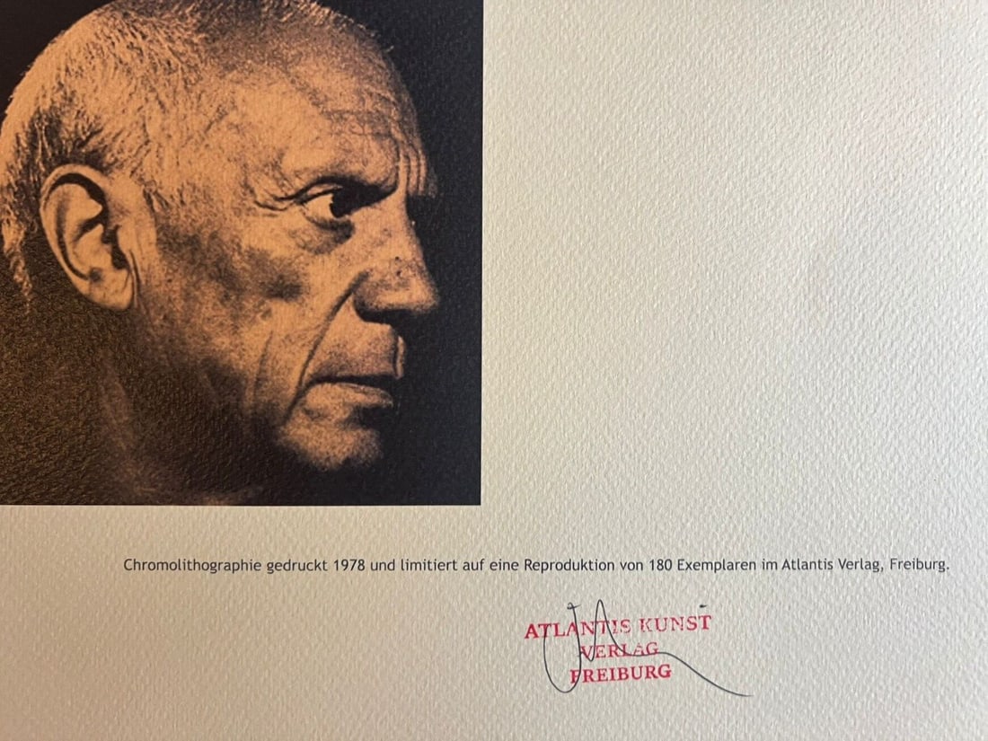 Numbered Pablo Picasso Lithograph - 9