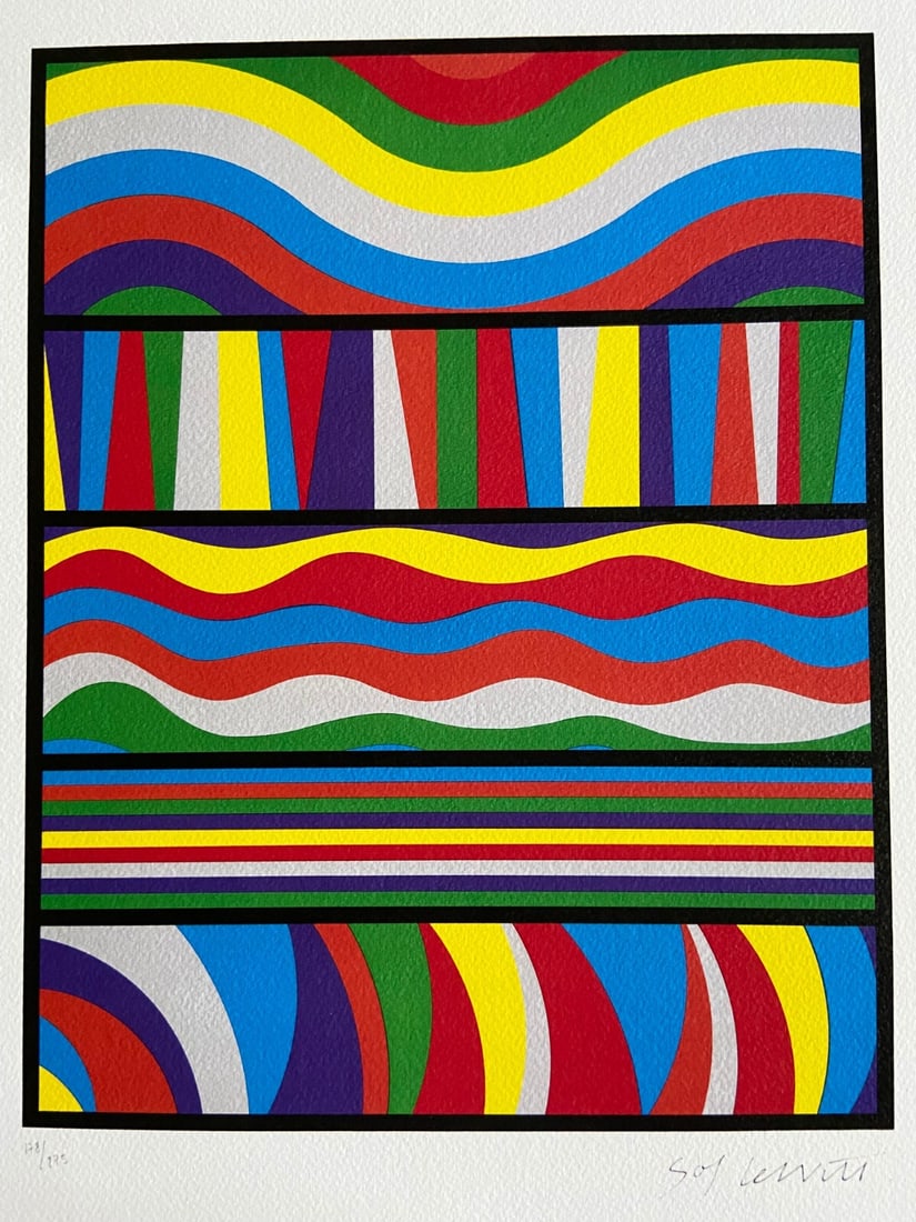 Josef Albers - Sol Lewitt Lithograph Numbered O.P.: Josef Albers - Sol Lewitt Lithograph Numbered O.P. A rare opportunity to own a limited edition lithograph by renowned artist Sol Lewitt, featuring his signature style and technique. Printed in 275 num