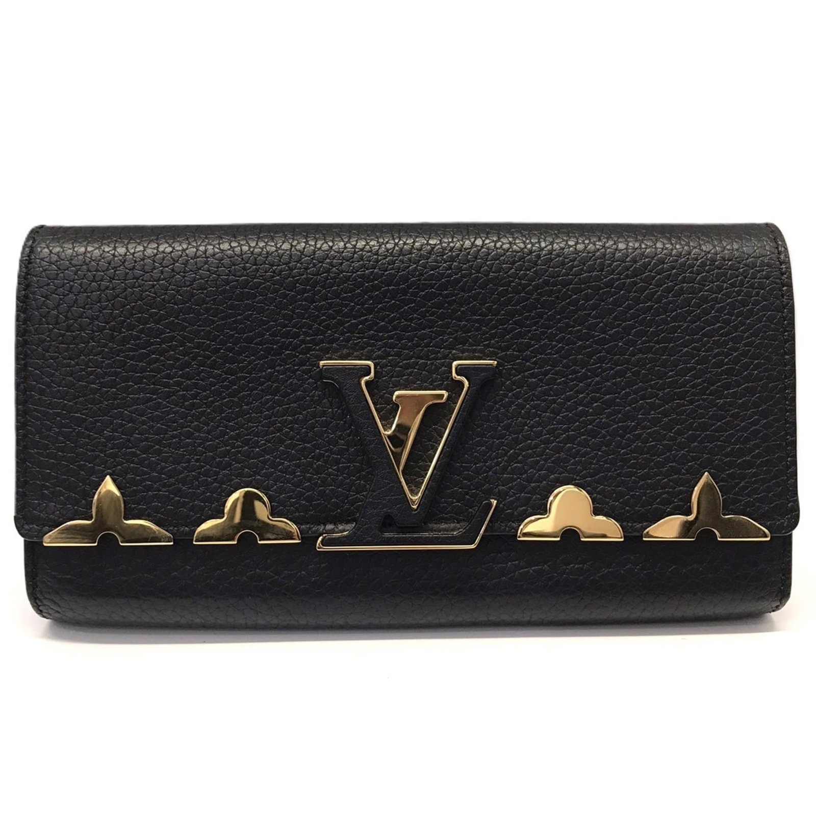 Louis Vuitton Coin Purse/ Case Leather: Louis Vuitton Coin Purse/ Case Leather A sleek and sophisticated Louis Vuitton coin purse, perfect for adding a touch of luxury to your daily essentials. With its classic design, durable Taurillon lea