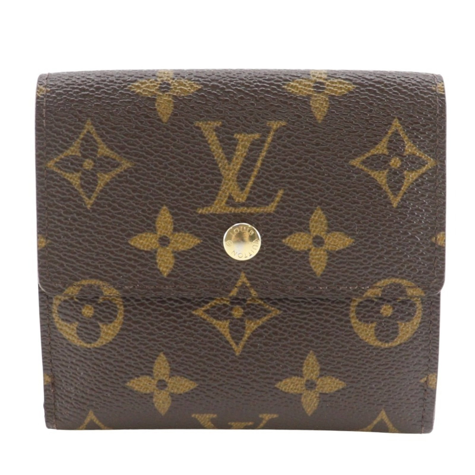 Louis Vuitton Bi-Fold Monogram Canvas Wallet: Louis Vuitton Bi-Fold Monogram Canvas Wallet A timeless classic, this Louis Vuitton bi-fold wallet boasts the iconic monogram canvas design in rich brown hues, adding a touch of sophistication to any