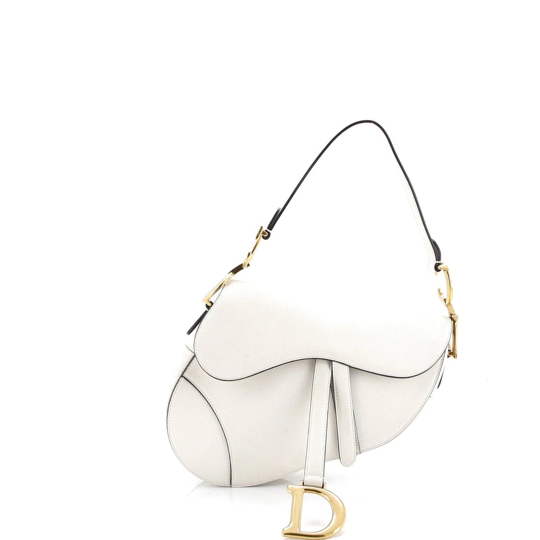 Christian Dior Saddle Leather Medium Handbag (1 of 6)