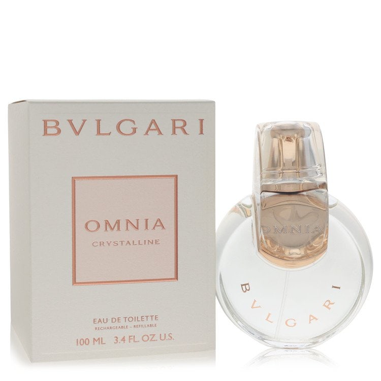 Spray Omnia Crystalline Perfume By Bvlgari Eau De Toilette Refillable: Spray Omnia Crystalline Perfume By Bvlgari Eau De Toilette Refillable Experience the timeless elegance of Bvlgari with their iconic Omnia Crystalline perfume, now available in this refillable 3.4 oz E