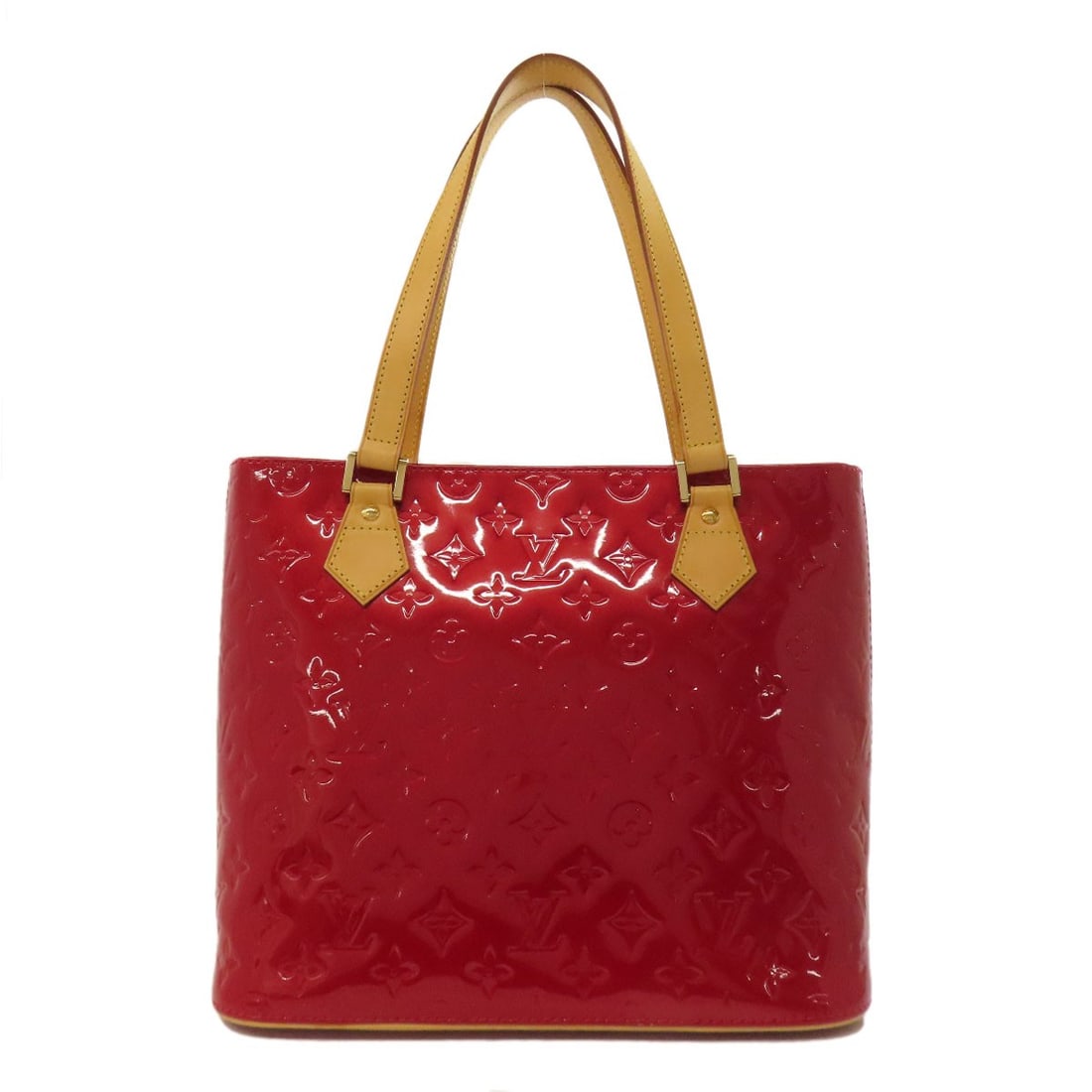 Louis Vuitton M91092 Houston Tote Bag in Vernis: Louis Vuitton M91092 Houston Tote Bag in Vernis Elevate your style with the iconic Louis Vuitton M91092 Houston Tote Bag in Vernis, boasting a rich Rouge exterior and sleek design that exudes luxury.