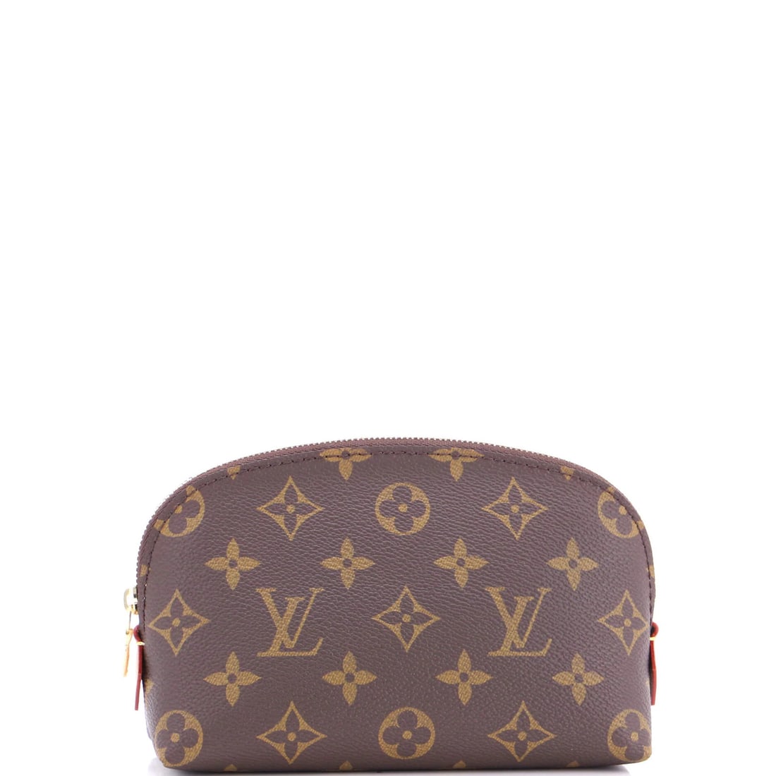 Louis Vuitton Monogram Canvas Cosmetic Pouch: Louis Vuitton Monogram Canvas Cosmetic Pouch Elevate your daily essentials with the iconic Louis Vuitton Monogram Canvas Cosmetic Pouch, boasting a timeless brown canvas exterior and luxurious leather
