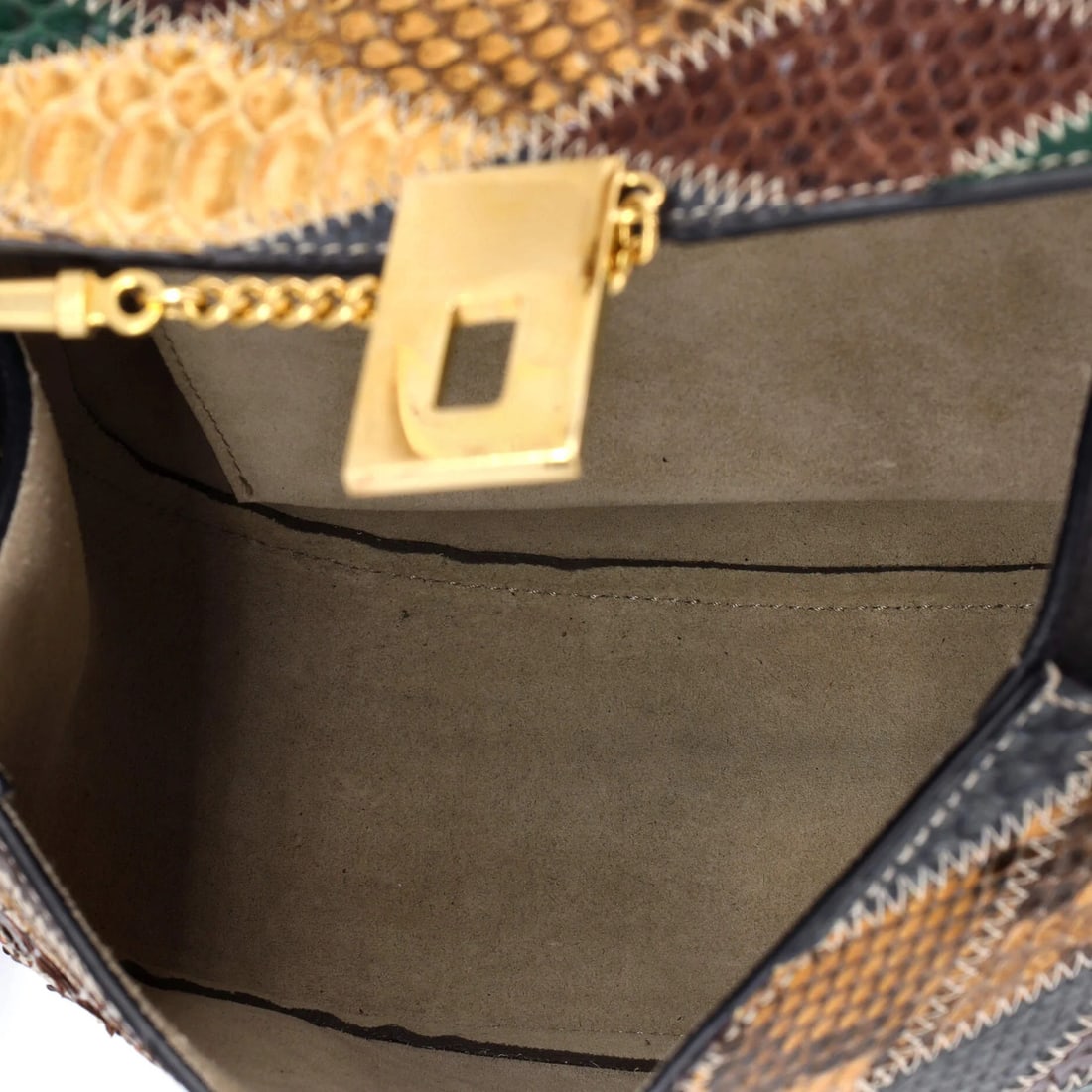 Chloe Drew Small Python Crossbody Bag - 5