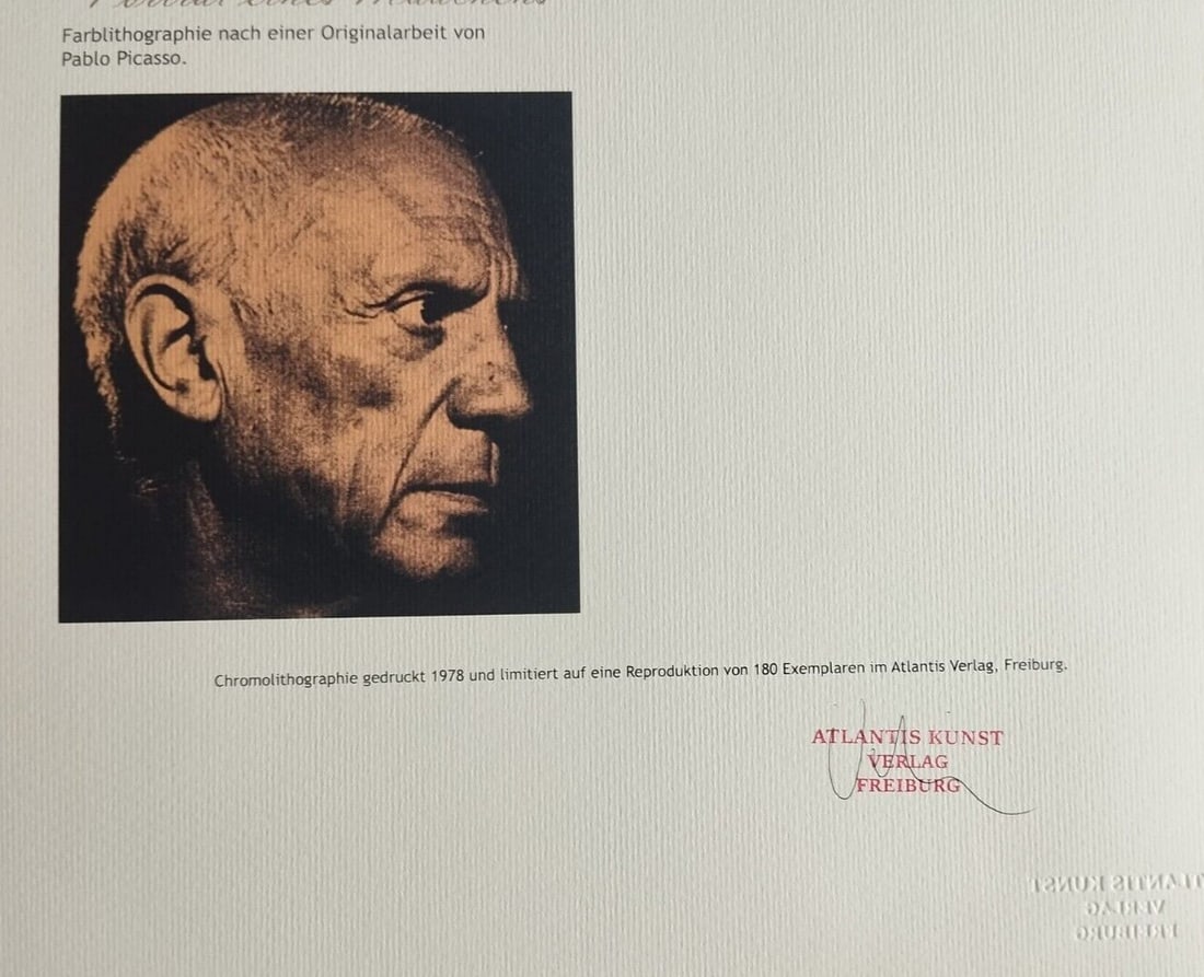 Pablo Picasso Lithograph # - 13