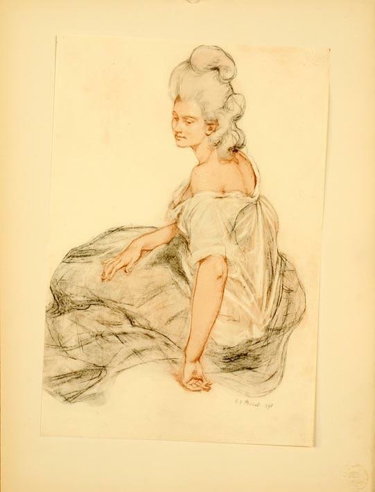 Vintage French Poster 'Manon' by Prinet, Estampe Moderne, 1897: Vintage French Poster 'Manon' by Prinet, Estampe Moderne, 1897 Experience the elegance of Art Nouveau with this stunning vintage French poster, 'Manon' by Prinet, created in 1897. Featuring a beautifu