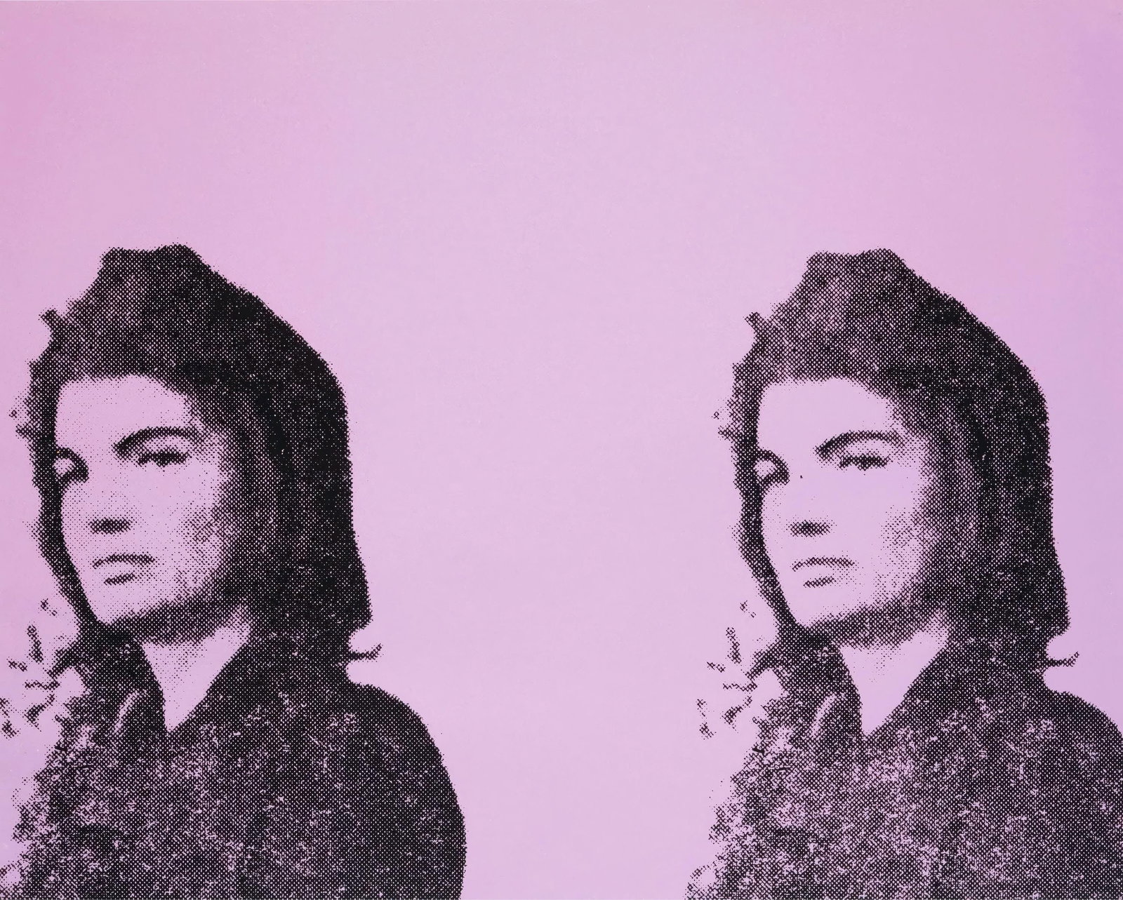 1966 - Andy Warhol - Jacqueline Kennedy (Jackie II) (Feldman/ Schellmann II.14) - Silkscreen: 1966 - Andy Warhol - Jacqueline Kennedy (Jackie II) (Feldman/ Schellmann II.14) - Silkscreen Standout in the world of pop art, Andy Warhol's silkscreen print of Jacqueline Kennedy (Jackie II) is a poi
