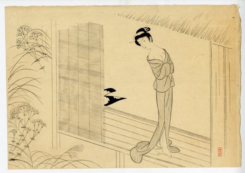 autograph Komura Setsudai woodblock geisha kimono hairpins plants Japanese house: autograph Komura Setsudai woodblock geisha kimono hairpins plants Japanese house A stunning piece of Japanese art, this Komura Setsudai woodblock geisha kimono hairpin is a rare and exquisite find. Cr