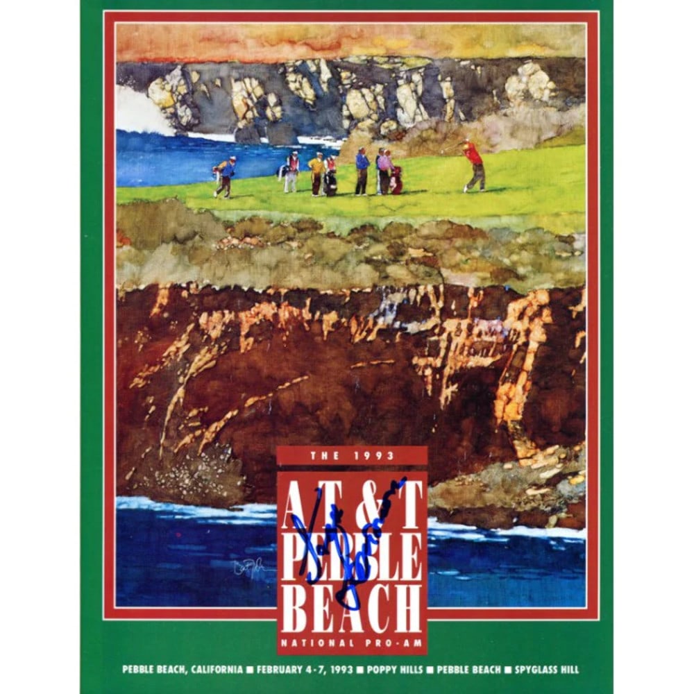 Program Jack Lemon Autographed 1993 ATandT: Program Jack Lemon Autographed 1993 ATandT Get ready to own a piece of baseball history! This autographed 1993 AT&T program, signed by the legendary Jack Lemon in blue sharpie, is a rare find for any