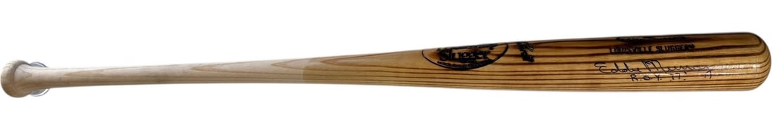 Eddie Murray Autographed Louisville Slugger Game Model Bat #M275 (JSA): Eddie Murray Autographed Louisville Slugger Game Model Bat #M275 (JSA) Meet the ultimate symbol of power and legacy, Eddie Murray's autographed Louisville Slugger Game Model Bat #M275. This iconic pie