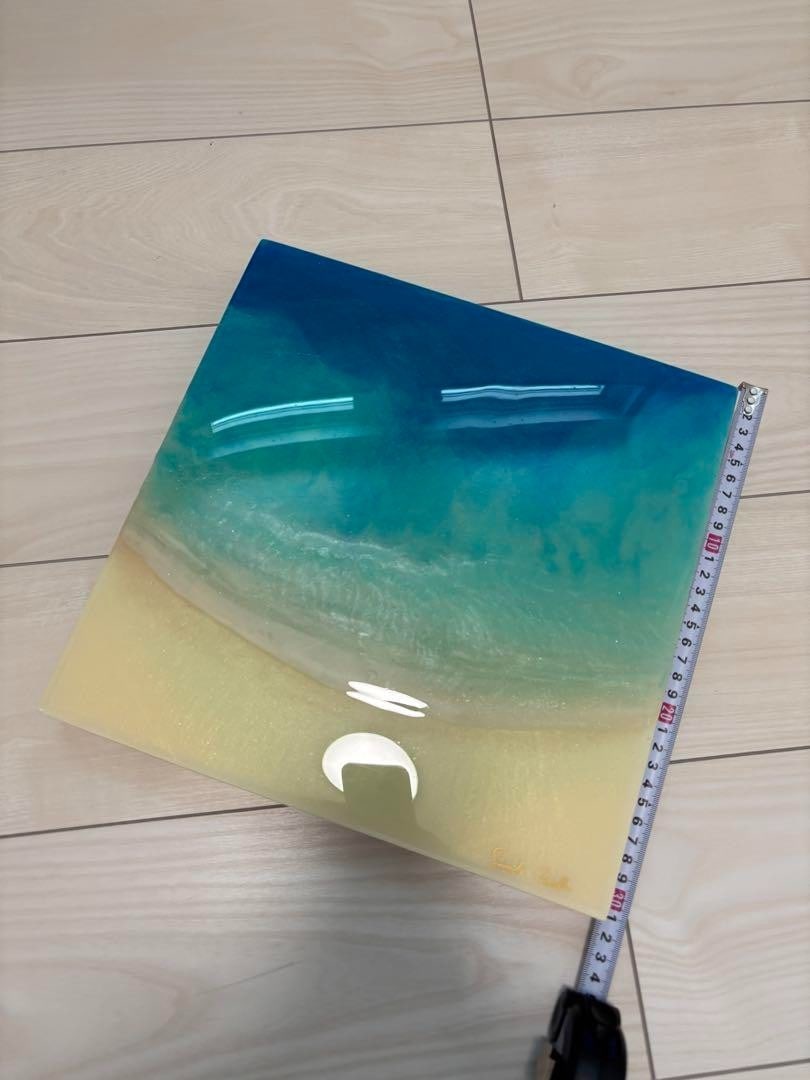 Collectible Sarah Caudle My Kuleana 3 Resin Art 2021 Original Painting Rare: Collectible Sarah Caudle My Kuleana 3 Resin Art 2021 Original Painting Rare This ultra-contemporary resin art piece, titled "My Kuleana 3," is a rare and original work by artist Sarah Caudle, created