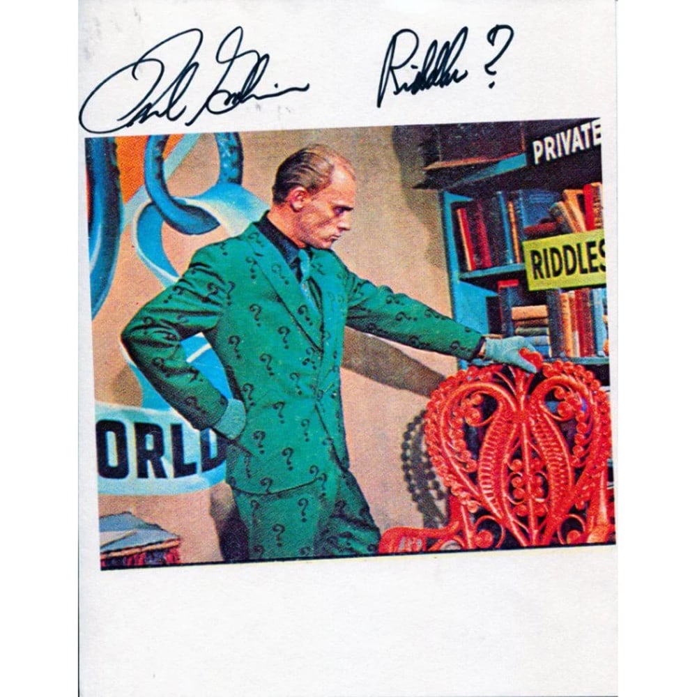 Photo Frank Gorshin Riddler Autographed 8x10 (1 of 1)