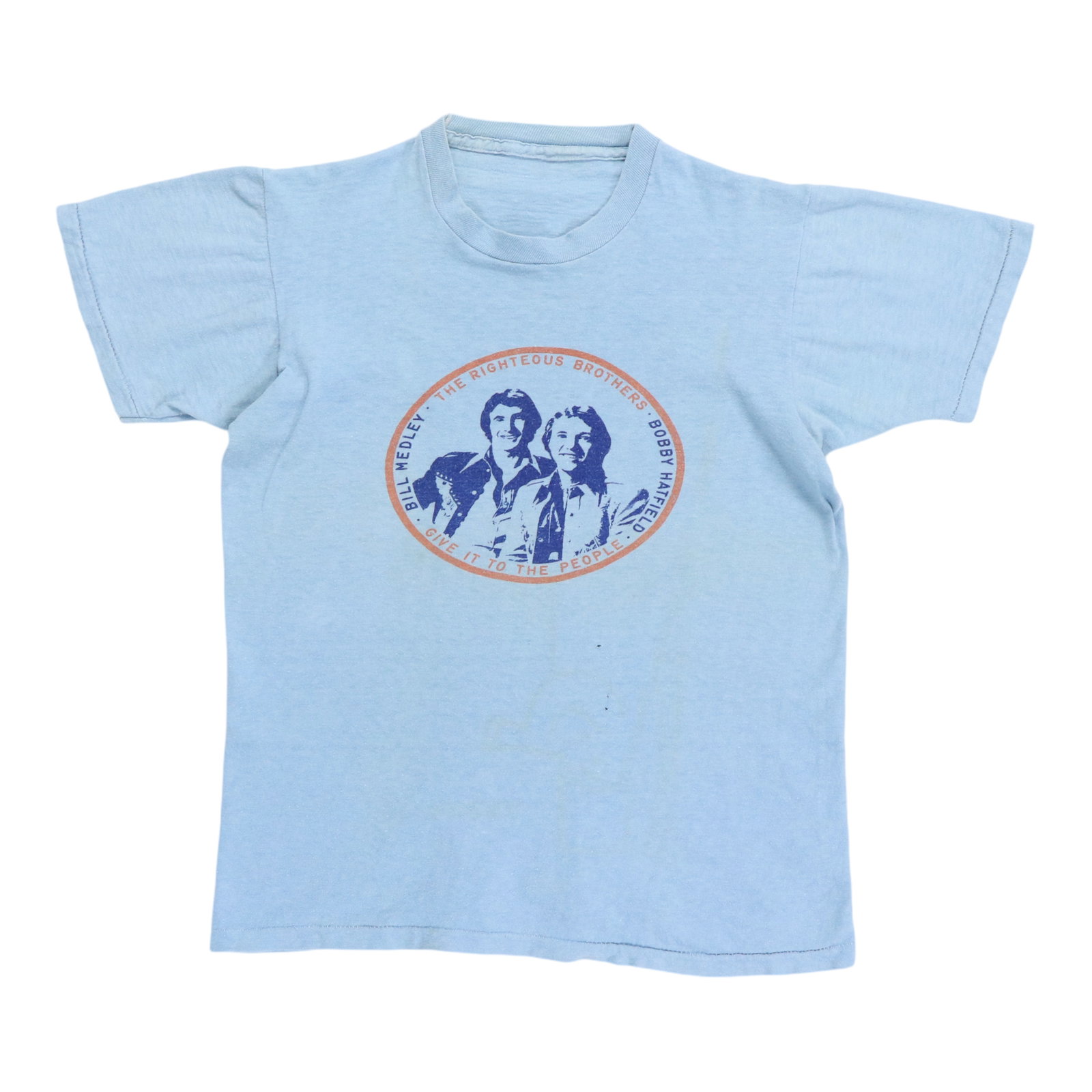 Give It to the People - 1974 Righteous Brothers Shirt: Give It to the People - 1974 Righteous Brothers Shirt Get ready to rock with the iconic 1974 Righteous Brothers "Give It To The People" shirt, featuring bold front and back graphics that scream the er