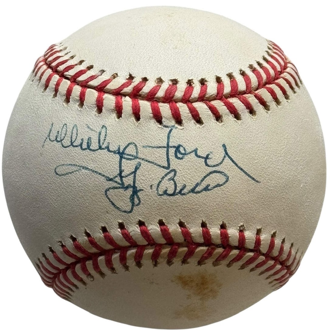 (JSA) Whitey Ford Yogi Berra Autographed Official American League Baseball (1 of 2)