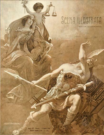 1900 Scena Illustrata Arts Literature Music Gaulois By Giuseppe Anichini: 1900 Scena Illustrata Arts Literature Music Gaulois By Giuseppe Anichini Experience the elegance of Art Nouveau with this stunning 1900 Scena Illustrata poster, created by renowned artist Giuseppe Ani