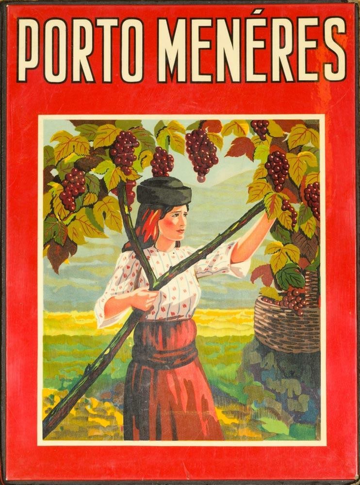 Porto Meneres C 1920 Original PLM Poster: Porto Meneres C 1920 Original PLM Poster Experience the rich history of Portugal with this stunning 1920 original PLM poster, featuring vibrant red colors and a striking design that showcases the coun