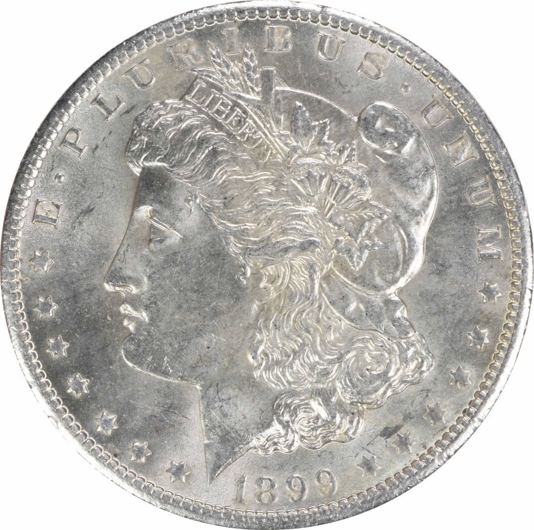 1899-O Morgan Silver Dollar - Choice BU Uncertified: 1899-O Morgan Silver Dollar - Choice BU Uncertified Experience the elegance of the 1899-O Morgan Silver Dollar, a rare and highly sought-after coin from one of America's most iconic mintages. This Cho