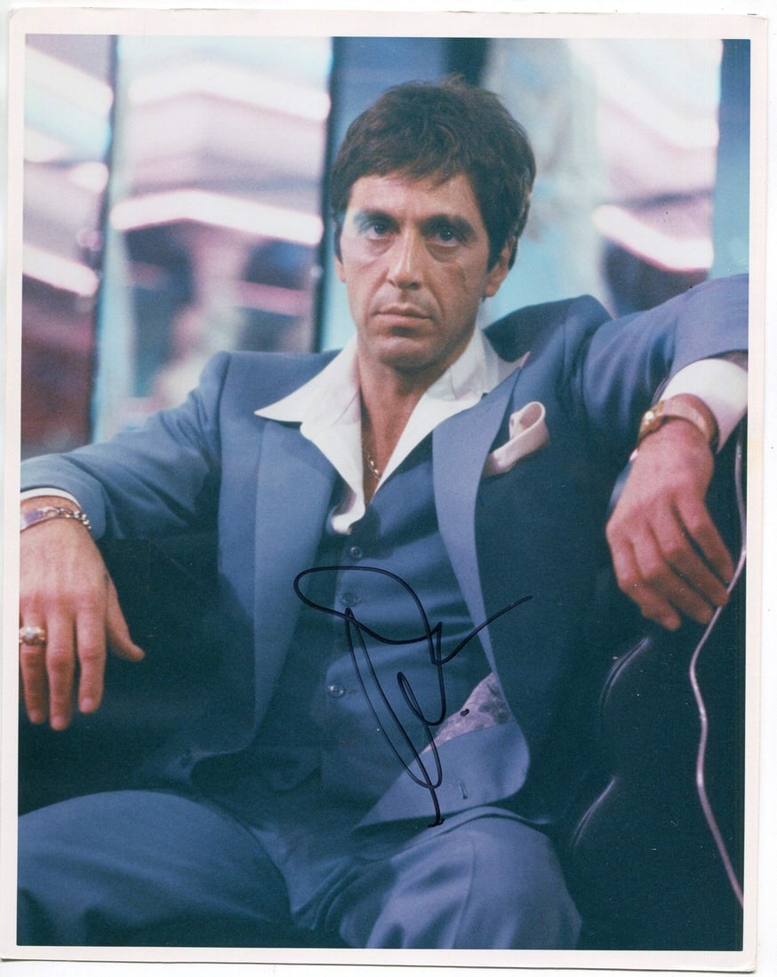 Photo Al Pacino Autographed 8x10: Photo Al Pacino Autographed 8x10 Get ready to own a piece of Hollywood history with this authentic Al Pacino autographed 8x10 photo, authenticated by renowned expert Rich Altman and accompanied by a C