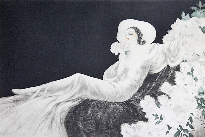 Deco Louis Icart LOVE'S BLOSSOM Etching Hand Signed Framed Authentic Art: Deco Louis Icart LOVE'S BLOSSOM Etching Hand Signed Framed Authentic Art A stunning hand-signed etching by renowned artist Louis Icart, LOVE'S BLOSSOM is a rare and authentic piece of art that showcas