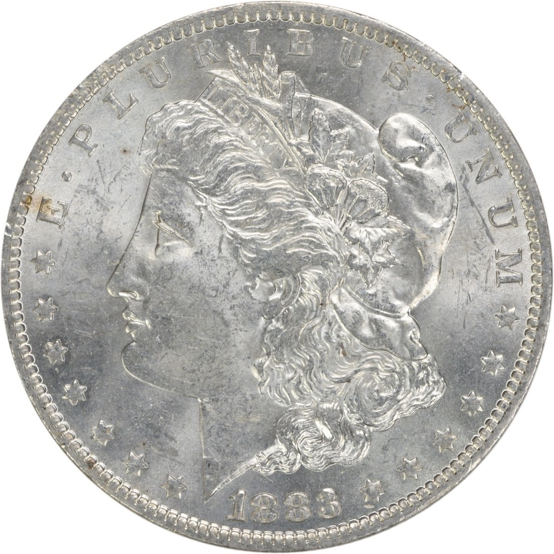 Morgan Silver Dollar (1883-O) - Choice BU Uncertified: Morgan Silver Dollar (1883-O) - Choice BU Uncertified Experience the beauty of the 1883-O Morgan Silver Dollar, a rare and highly sought-after coin from the United States Mint. With its Choice BU Unce