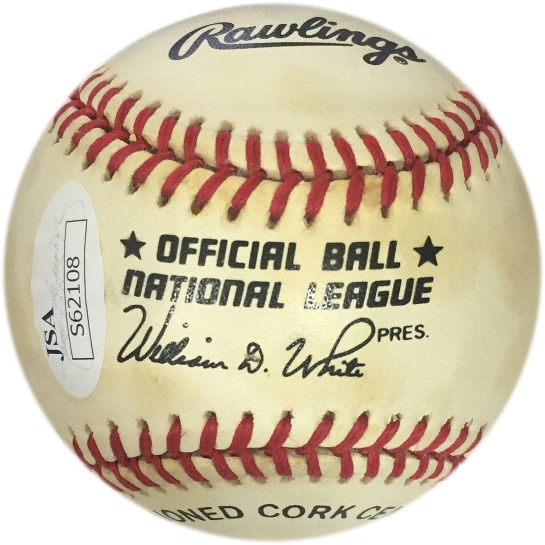 (JSA) Mahlon Duckett Autographed Baseball - 2