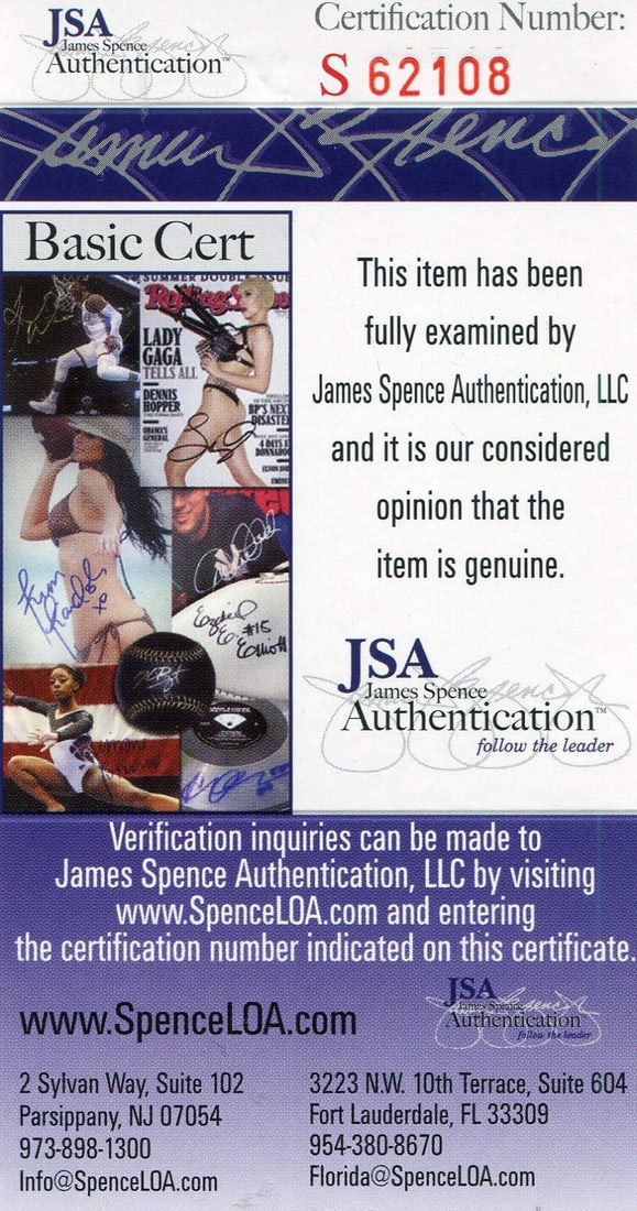 (JSA) Mahlon Duckett Autographed Baseball - 3