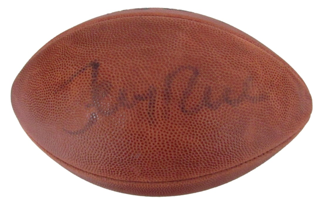 204875 Jerry Rice HOF Signed/ Autographed Wilson NFL Leather Football 49ers JSA: 204875 Jerry Rice HOF Signed/ Autographed Wilson NFL Leather Football 49ers JSA Own a piece of NFL history with this officially licensed, autographed Wilson NFL Leather Football signed by the legendar