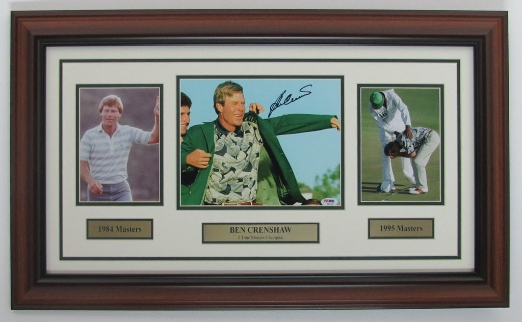 141884 Bob Crenshaw PGA Champ Signed 8x10 Photo Collage Framed PSA/ DNA: 141884 Bob Crenshaw PGA Champ Signed 8x10 Photo Collage Framed PSA/ DNA Meet the champion! This stunning 8x10 photo collage, signed by PGA Champ Bob Crenshaw, is a true collector's item for any golf e