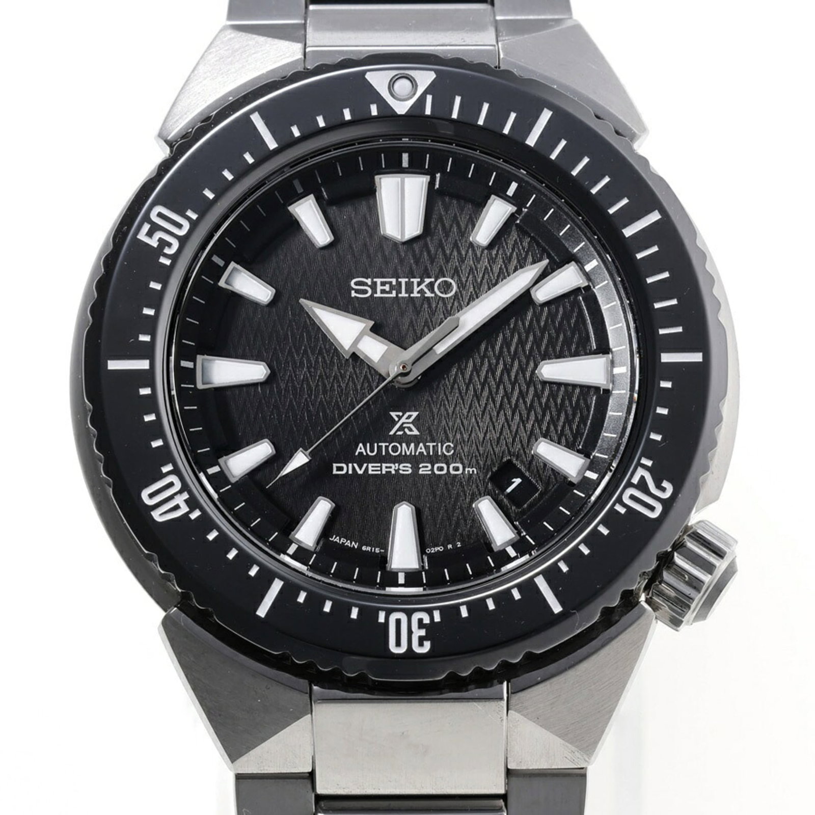 Wristwatch Seiko: Wristwatch Seiko A sleek and durable Seiko wristwatch, crafted from high-quality stainless steel, boasts a classic black dial and 45mm case diameter, making it a stylish accessory for any occasion. Wi