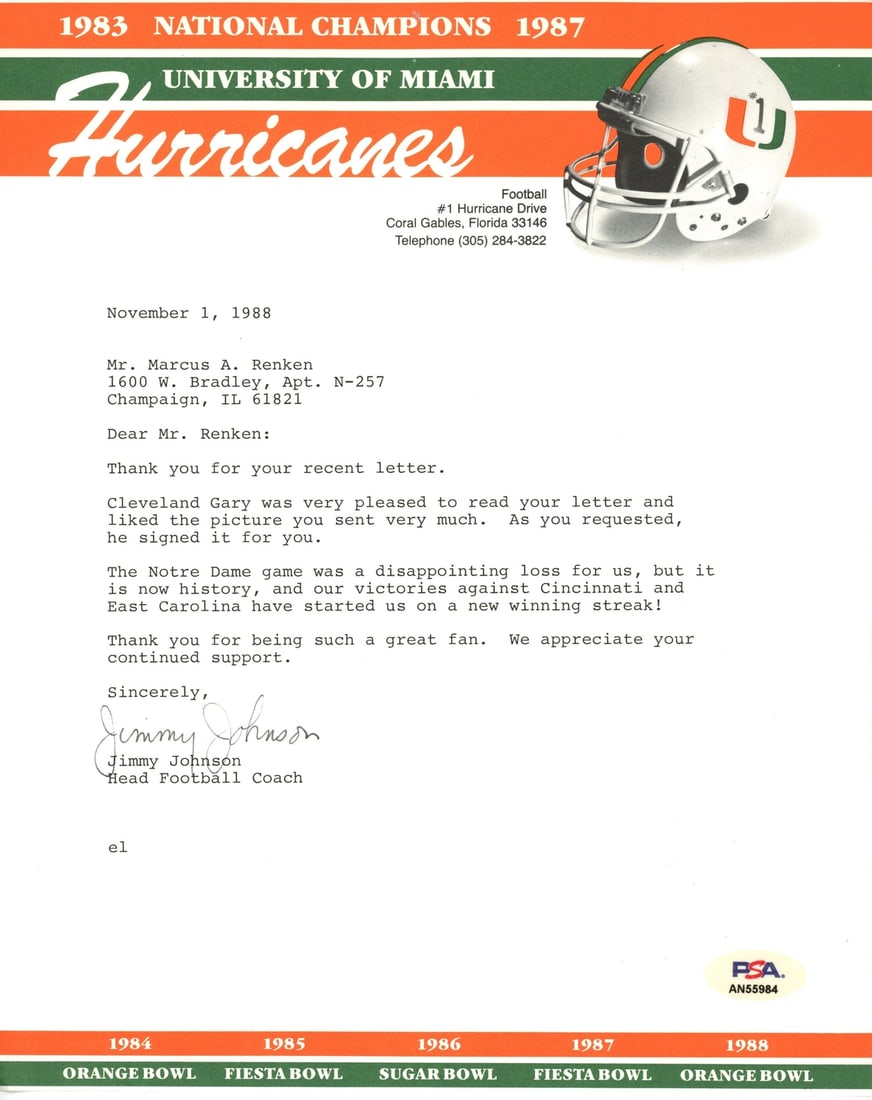 188121 Jimmy Johnson HOF Signed/ Auto TLS Miami Dolphins PSA/ DNA: 188121 Jimmy Johnson HOF Signed/ Auto TLS Miami Dolphins PSA/ DNA Meet the iconic Jimmy Johnson, a legendary coach who led the Miami Dolphins to two Super Bowl victories. This incredible autographed p