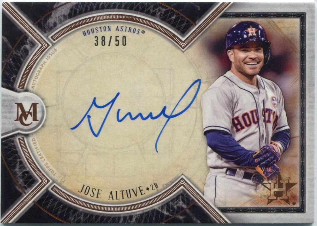 #AA Jose Altuve 2018 Topps Museum Collection Archival Autograph Autographed Card: #AA Jose Altuve 2018 Topps Museum Collection Archival Autograph Autographed Card Get ready to showcase your passion for baseball with the 2018 Topps Museum Collection Archival Autograph of Jose Altuve
