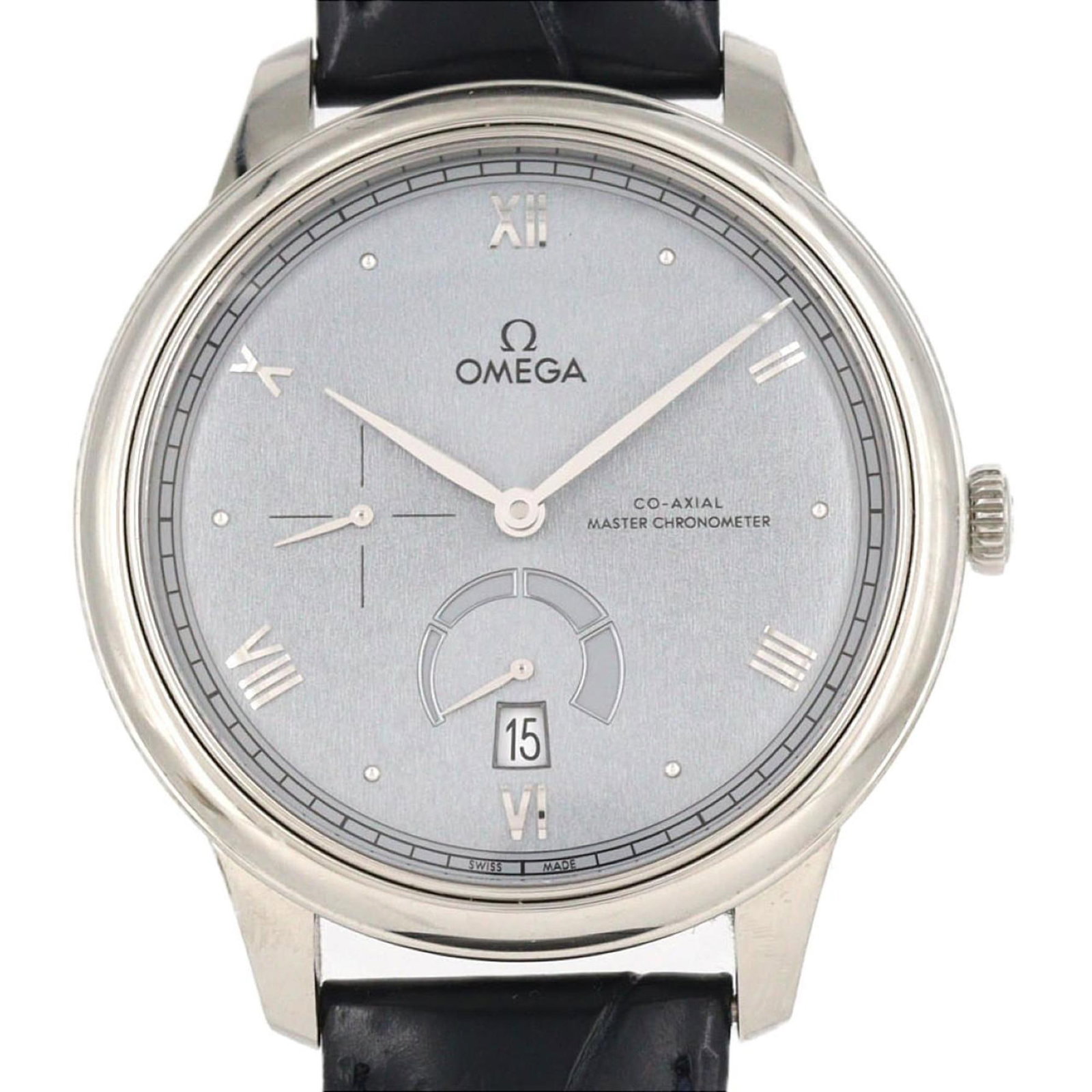 Wristwatch Omega: Wristwatch Omega A pre-owned Omega wristwatch, the epitome of style and sophistication, boasts a sleek 41mm stainless steel case that exudes elegance and refinement. With its classic design and reliab