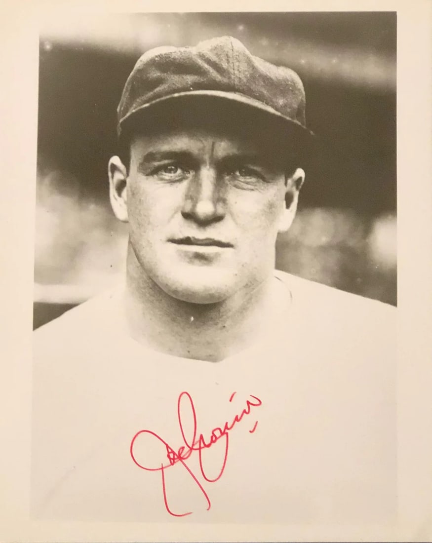 Photo Joe Cronin Autographed 8x10: Photo Joe Cronin Autographed 8x10 Meet Joe Cronin, the legendary baseball player and Hall of Famer, in stunning 8x10 signed photo. Authenticated by , this rare collectible boasts an original Sharpie a