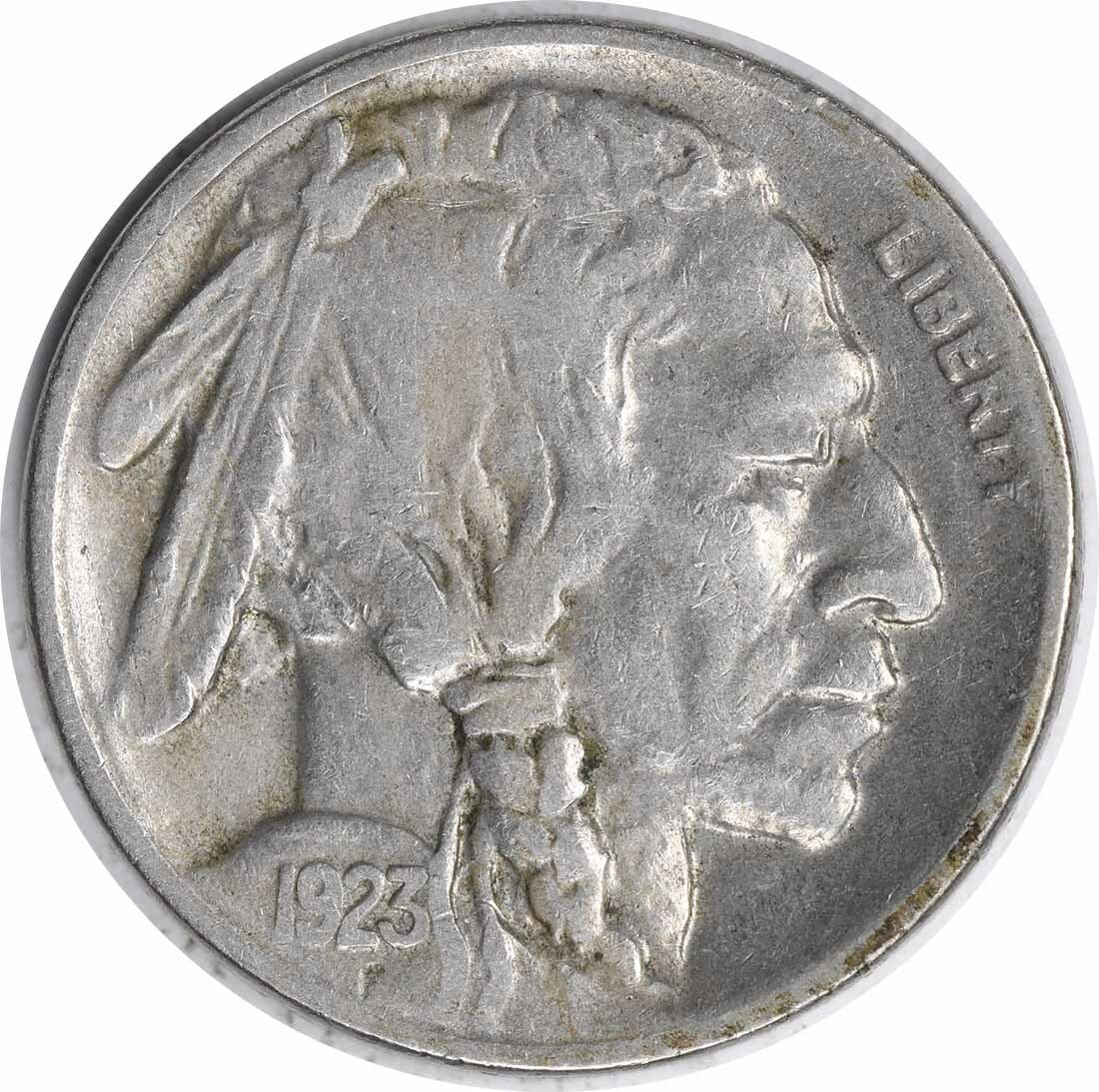1923-S Buffalo Nickel - EF Uncertified: 1923-S Buffalo Nickel - EF Uncertified Experience the iconic design of the 1923-S Buffalo Nickel, one of the most recognizable coins in American history. With its striking image of a bison on the reve