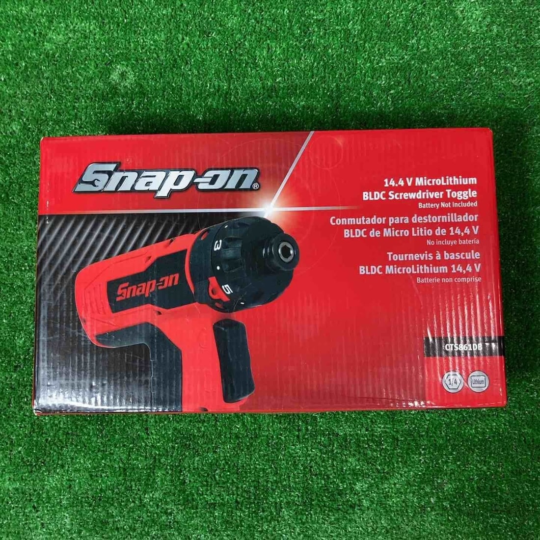 Boxed Snap On CTS861HV Cordless Electric Screwdriver 14.4V Red Tool Only: Boxed Snap On CTS861HV Cordless Electric Screwdriver 14.4V Red Tool Only This listing features Boxed Snap On CTS861HV Cordless Electric Screwdriver 14.4V Red Tool Only. Item specifics are provided bel