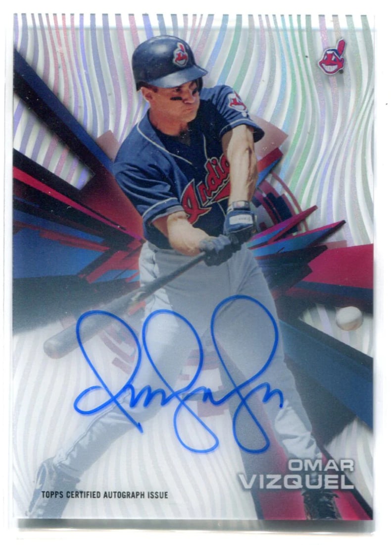 Card Omar Vizquel 2015 Topps Certified #HT-OV Autographed: Card Omar Vizquel 2015 Topps Certified #HT-OV Autographed Meet the ultimate collector's treasure - Omar Vizquel, one of baseball's greatest shortstops, has personally signed this 2015 Topps Certified